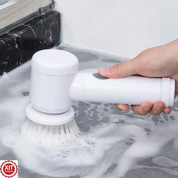 Бездротова щітка для прибирання 3в1 Magic Brush / Акумуляторна електрощітка для миття посуду  0234568276 фото
