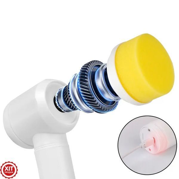 Бездротова щітка для прибирання 3в1 Magic Brush / Акумуляторна електрощітка для миття посуду  0234568276 фото