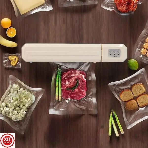 Кухонний вакуумний пакувальник, від мережі, 120Вт, Capper LY-652 / Побутовий вакууматор 02345727940 фото