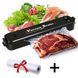 Вакууматор Vacuum Sealer + Подарунок Вакуумні пакети 5м х 25см / Пакувальник вакуумний / Вакуумний пакувальник  0234562465 фото 1