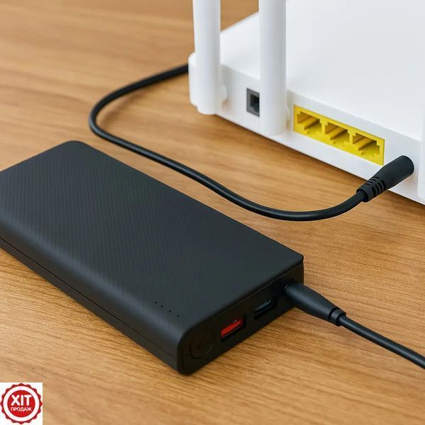 ДБЖ для роутера 14000mAh, 9V/12V, Voltronic PP-18W / Безперебійник для роутера / Powerbank для роутера  0234584826 фото