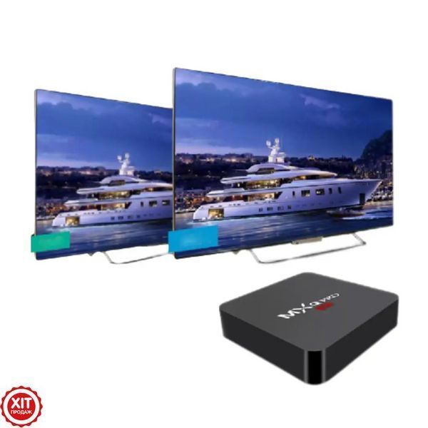 Смарт приставка для телевізора 4GB/32GB, MXQ PRO 4K / Андроїд ТВ бокс / Смарт ТВ / Приставка ТВ / Медіаплеєр  0234571160 фото
