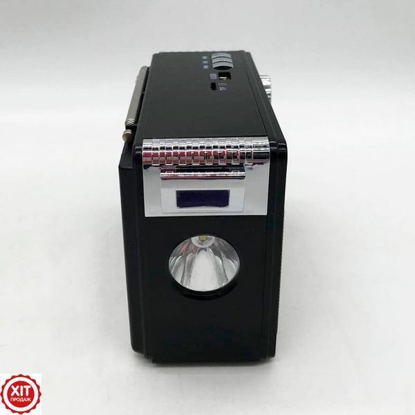 УЦІНКА! Портативне FM радіо + LED ліхтарик UG-301URT / Переносний радіоприймач - колонка  23457411600002 фото