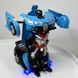 Радіокерована Машинка-Трансформер Bugatti Robot Car Size 18 СИНЯ / Трансформер з пультом та акумулятором 02345617110 фото 7
