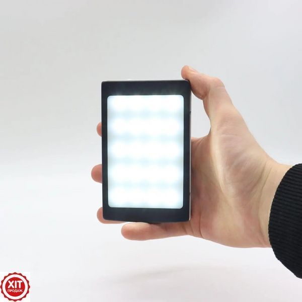 Павербанк із сонячною батареєю 20000mah + Подарунок USB DC кабель / Power Bank з ліхтариком / Портативна зарядка 0234564643 фото
