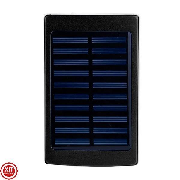 Павербанк із сонячною батареєю 20000mah + Подарунок USB DC кабель / Power Bank з ліхтариком / Портативна зарядка 0234564643 фото