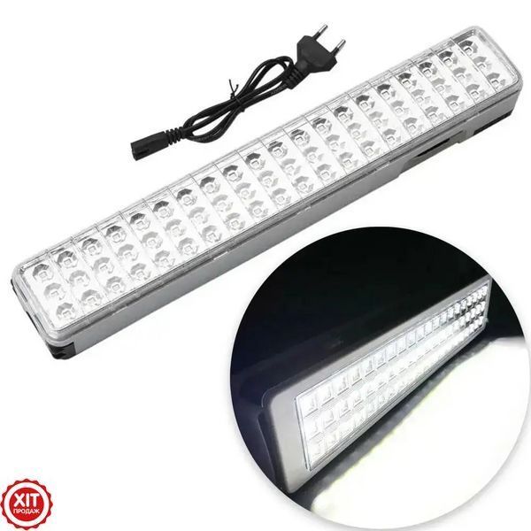 УЦІНКА! Аварійний світлодіодний світильник 60 LED (36х7х4,5 см) Noas YL05-1011 / Переносна лампа 23456382600002 фото