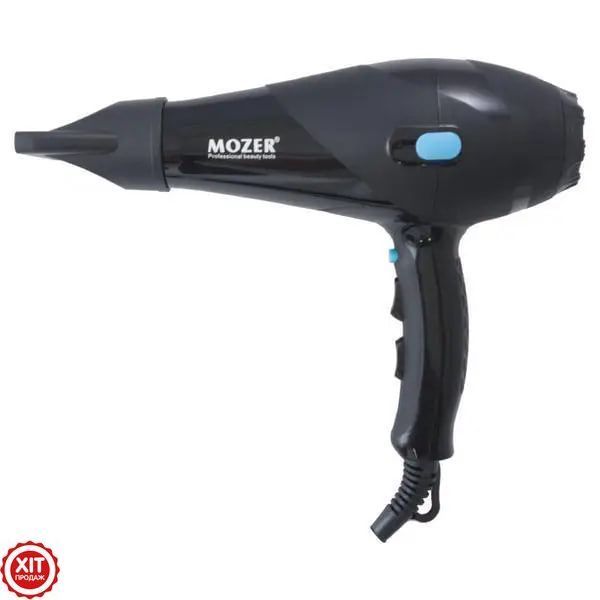 Професійний фен для волосся 6000 Вт, 2 насадки, Mozer MZ 3100 / Фен для сушіння волосся   0123464622 фото