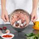 Електричний подрібнювач для кухні на 2л, 1200Вт, від мережі, Блискавка / Чоппер / Блендер подрібнювач кухонний  0234570777 фото 2