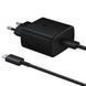 Адаптер USB з кабелем USB-TYPE C 45W Black Edition / Зарядка для телефона / Адаптер зі швидкою зарядкою  0234577344 фото 1