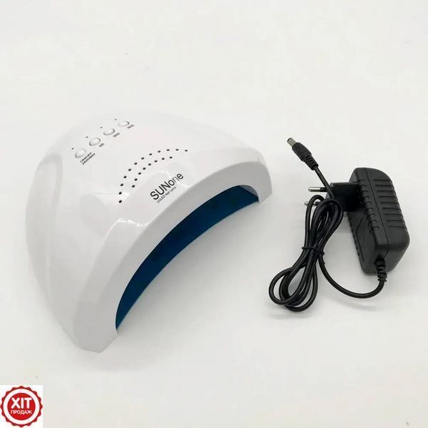 Лампа для манікюру 48W SUN ONE WHITE / Ультрафіолетова LED+UV лампа для сушіння гель-лаку 0234562484 фото