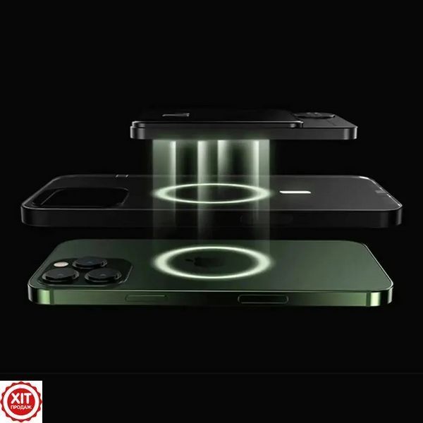 Зовнішній портативний акумулятор 10000 mAh, 20W, MagSafe, Чорний / Магнітний повербанк / Повербанк бездротовий   0234571410 фото