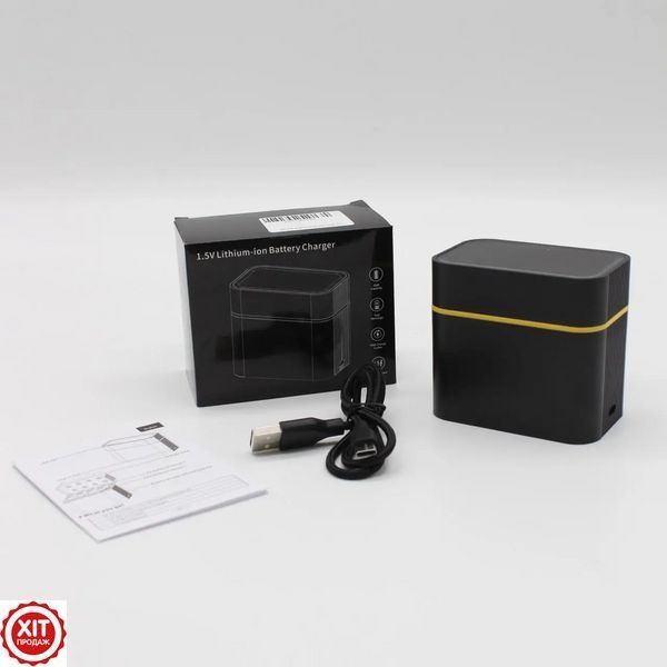 Зарядний пристрій для акумуляторних батарейок (4хАА+4хААА), від USB / Зарядка для батарейок / Кейс для заряджання батарейок 0234584488 фото