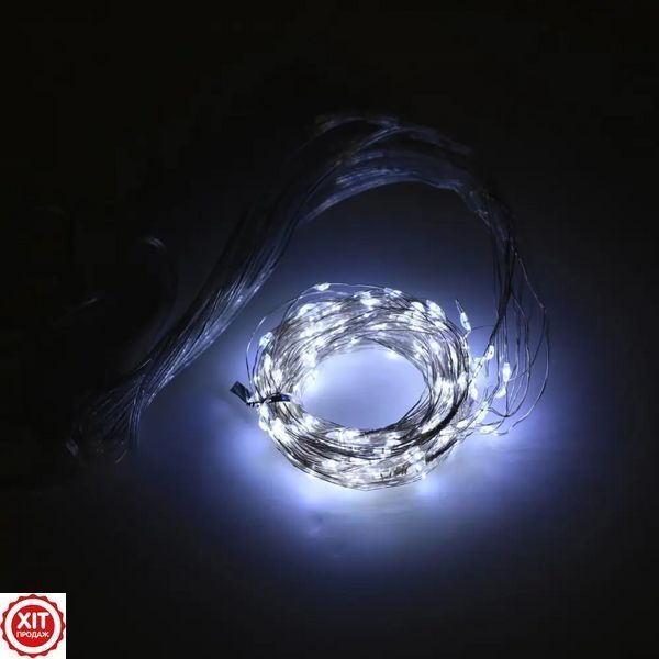Гірлянда Штора Водоспад, від USB, 3x2м, з пультом, Біле світло / Новорічна гірлянда на вікно / LED гірлянда  0234572855 фото