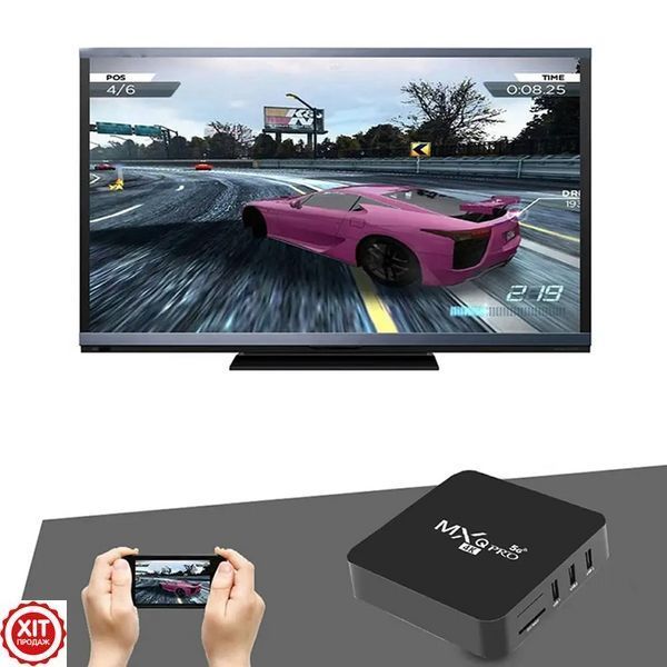 Smart TV приставка 4GB/64GB + пульт, Android 5, MXQ 4K Pro / Андроїд приставка для ТВ / Медіаплеєр / Смарт ТВ  023457116001 фото