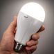 Аварійна лампочка 20W + 2 акумулятора 18650, E27, Ziarmal ZR-777 / Акумуляторна LED лампочка / Автономна лампа світлодіодна  0234584683 фото 4