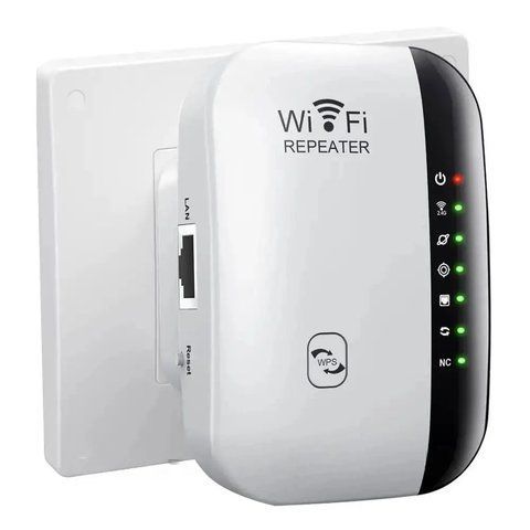 Підсилювач WiFi до 300 Мбіт/с, 2,4G, від мережі, МТ02 / WiFi репітер / Ретранслятор вайфая / Підсилювач вай фай 0234570644 фото