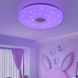 Стельовий світильник 26см, з Bluetooth + пульт, RGB / Світильник на стелю / Розумна люстра з колонкою  023459084401 фото 4