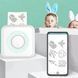 Портативний Bluetooth принтер + рулон, Бірюзовий / Міні принтер для друку з телефону / Термопринтер 0234570492 фото 8