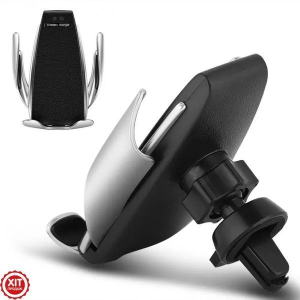 Автомобільний тримач Penguin Smart Sensor S5 з функцією бездротової зарядки / Автоутримувач 0123457480 фото