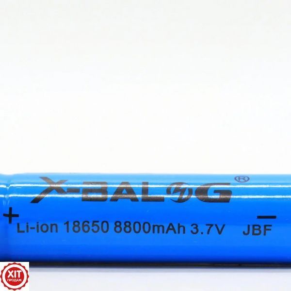 Комплект 4шт Літій-іонний акумулятор 8800mAh (3,7V) X-BALOG / Багаторазова акумуляторна батарея  0234564395 фото