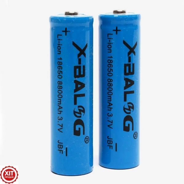 Комплект 4шт Літій-іонний акумулятор 8800mAh (3,7V) X-BALOG / Багаторазова акумуляторна батарея  0234564395 фото