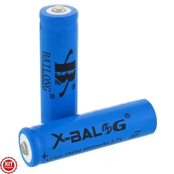 Комплект 4шт Літій-іонний акумулятор 8800mAh (3,7V) X-BALOG / Багаторазова акумуляторна батарея  0234564395 фото