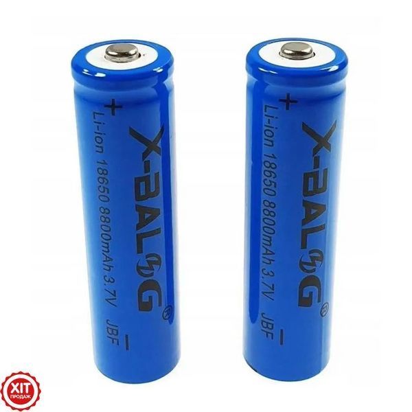 Комплект 4шт Літій-іонний акумулятор 8800mAh (3,7V) X-BALOG / Багаторазова акумуляторна батарея  0234564395 фото