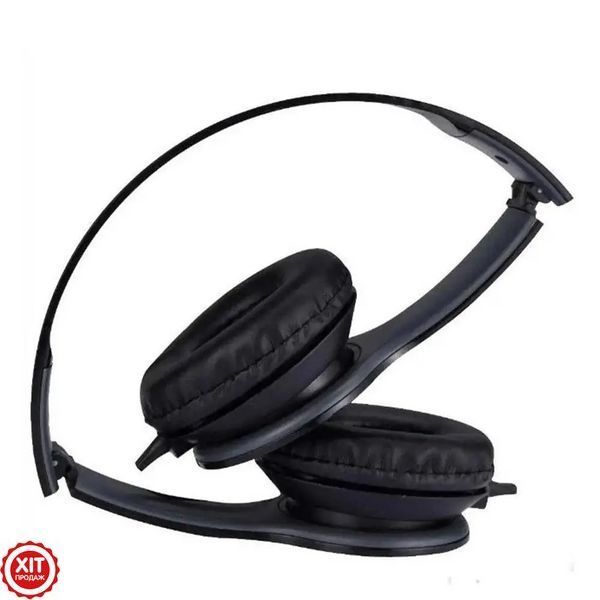 Навушники MDR KS-611, з мікрофоном, Чорні / Накладні навушники для комп'ютера / Ігрові навушники  0234565666 фото