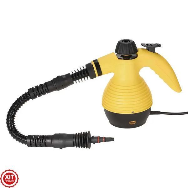 Ручний пароочисник 350мл, 1000W + 8 насадок, Steam Cleaner DF-A001 / Відпарювач з функцією пароочисника / Парогенератор 0234560632 фото