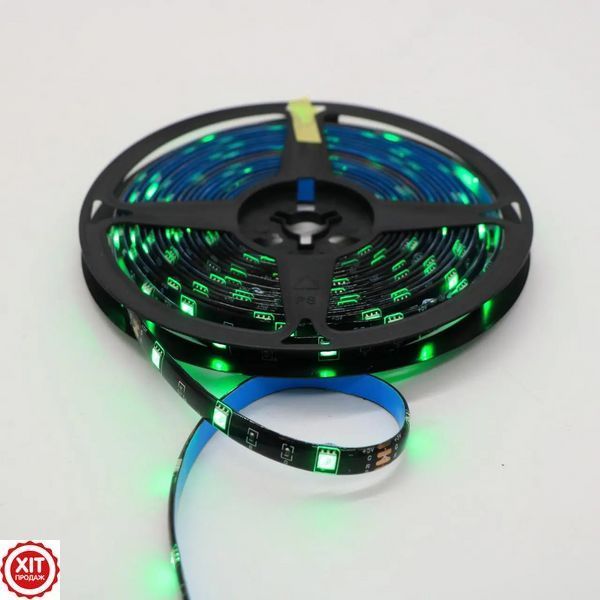 Світлодіодна стрічка 5 м, від USB + пульт, Led mood lights / Силіконова багатобарвна стрічка / Розумна RGB стрічка 0234571409 фото