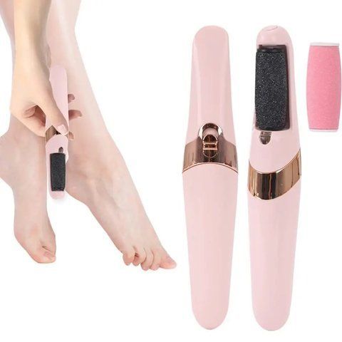Електрична пемза для ніг з 2 насадками Flawless Pedi, USB / Апарат для педикюру / Пилка для ніг 0234569263 фото