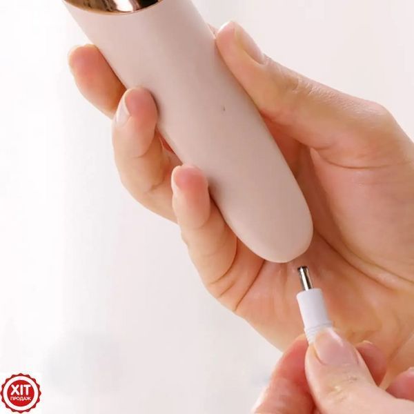 Електрична пемза для ніг з 2 насадками Flawless Pedi, USB / Апарат для педикюру / Пилка для ніг 0234569263 фото