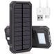 Повербанк на сонячній батареї з ліхтариком, 50000мАг, KL-110 / Павер банк / Power bank / Зовнішній акумулятор  0234576070 фото 1