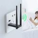 USB підсилювач WIFI сигналу, до 300 Мбіт/с / Двохантений ретранслятор wifi / Бездротовий вайфай репитер   0234569835 фото 1