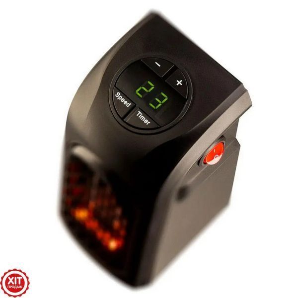 Тепловентилятор 400 Вт, від мережі, HANDY HEATER / Портативний міні обігрівач у розетку з таймером  0234561375 фото