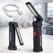 Акумуляторний ліхтарик на магніті, від USB WORKLIGHT-W51-SMD + COB / Кемпінговий ліхтар / Підвісний ліхтарик для СТО / Ручний  0234567680 фото 1
