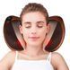 Інфрачервона масажна подушка (31х10х19 см) Massage pillow 8028 / Роликовий масажер для шиї та спини 0123457498 фото 2