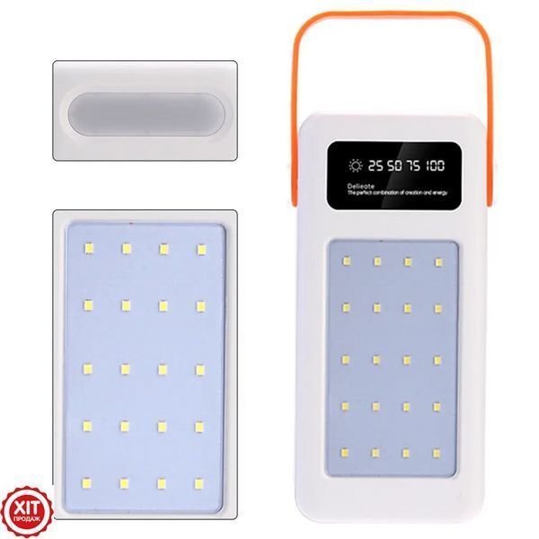 Корпус повербанка 35х18650, 22,5W, (USB Type-C Lightning) з ліхтариком S35, Білий / Бокс для Power Bank  0234592315 фото