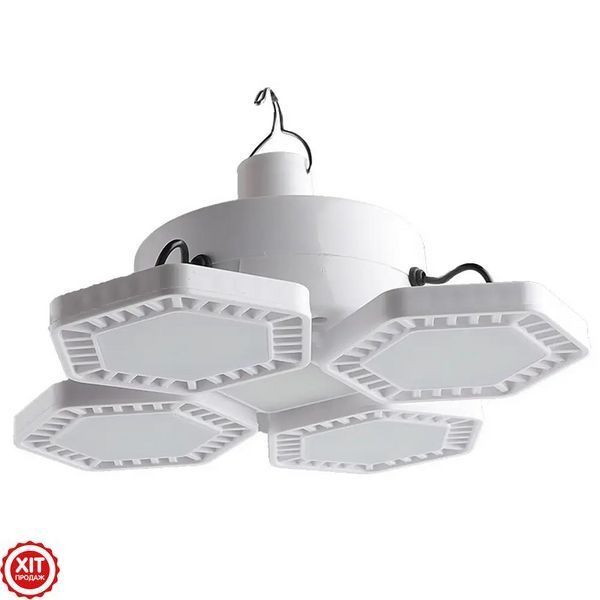 Комплект 2шт Кемпінговий LED ліхтар із сонячною панеллю169LED / Складаний переносний світильник на 4 пелюстки   0234568178 фото