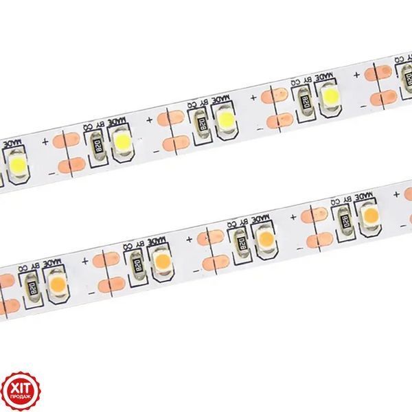 Світлодіодна LED стрічка 5м, від USB, Холодний Білий / Універсальна лед стрічка від повербанка / Діодна підсвітка 0234568986 фото