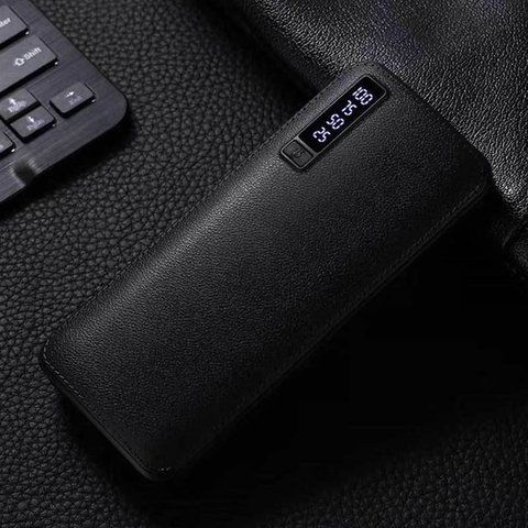 Повербанк 20000mAh, Smart Tech X50, 3 USB, Чорний / Зовнішній акумулятор з ліхтариком та дисплеєм / Портативна зарядка 0234569379010 фото
