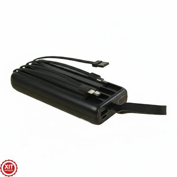 Повербанк 20000mAh з ліхтариком, KP-20 / Power bank / УМБ / Портативний зовнішній акумулятор / Павер банк  0234588514 фото