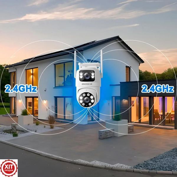 Безпровідна поворотна WiFi камера, SZSINOCAM TY-Q2 O-KAM Pro / Зовнішня камера відеоспостереження  0234578013 фото