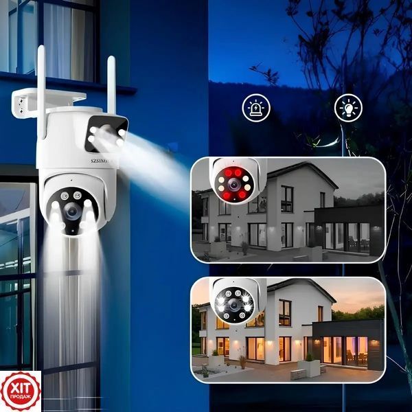Безпровідна поворотна WiFi камера, SZSINOCAM TY-Q2 O-KAM Pro / Зовнішня камера відеоспостереження  0234578013 фото
