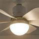 Лампа вентилятор 40W, в патрон E27, 6500K + Пульт, Білий / Стельова люстра LED / Стельовий вентилятор 0234577000 фото 3