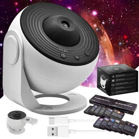 Проектор зоряного неба 12 картриджів, від USB, Galaxy Projector / Нічник зоряне небо 0234577741 фото