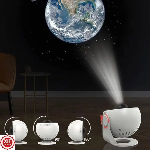 Проектор зоряного неба 12 картриджів, від USB, Galaxy Projector / Нічник зоряне небо 0234577741 фото
