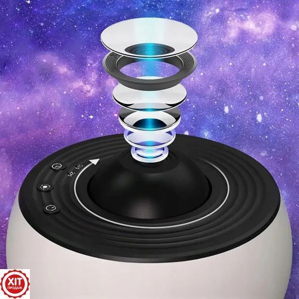 Проектор зоряного неба 12 картриджів, від USB, Galaxy Projector / Нічник зоряне небо 0234577741 фото