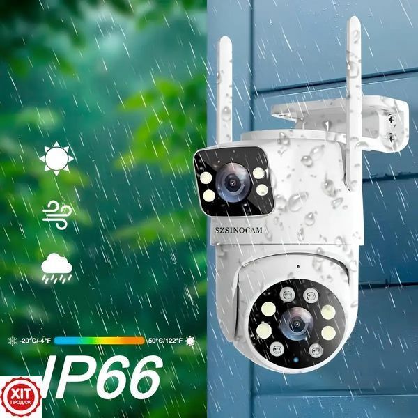Бездротова WiFi камера + Подарунок Карта пам'яті 64GB SZSINOCAM TY-Q2 O-KAM Pro / Зовнішня камера  0234578013 фото